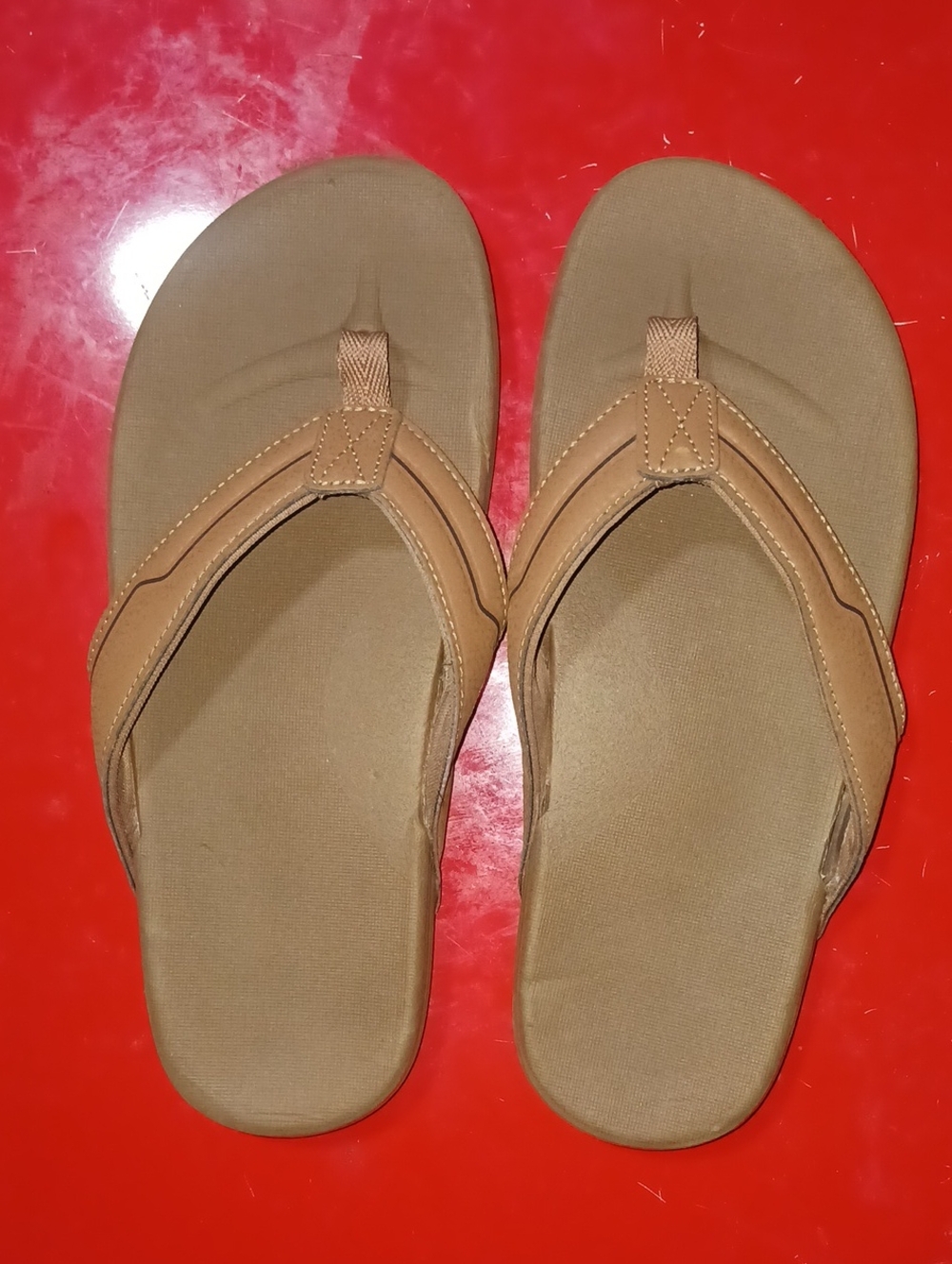 Kids Brown Flip Flop Sandals - Casual Everyday Comfort